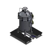 SS304 800 GPM Skid Packaged Single Bag Housings