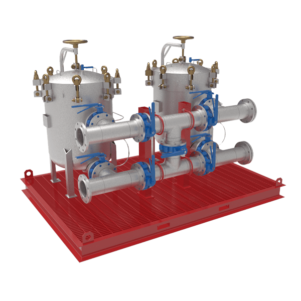 BPS Series Skid Packaged Duplex Bag Housings