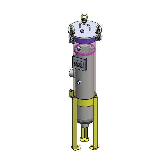 SL Series single bag filter housing