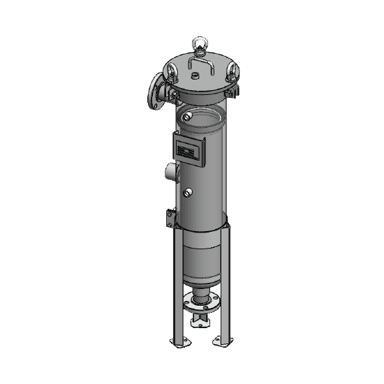 Single Bag Side Line Bag Filter Housing