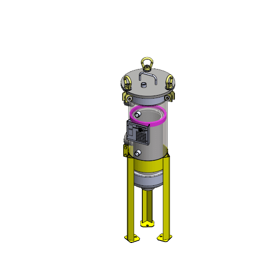 SL111-2P-CD-150 single bag carbon housing