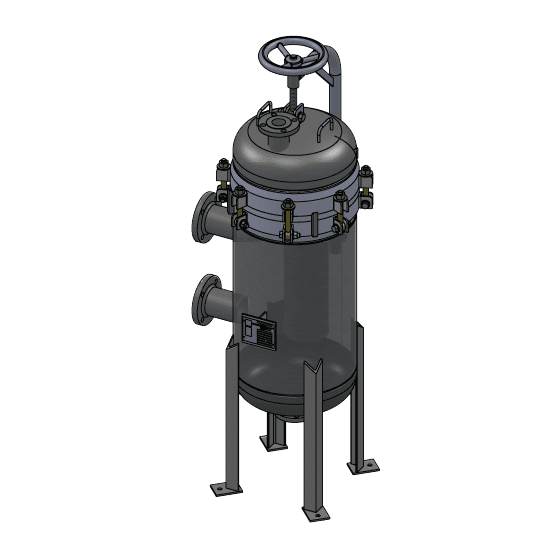 Carbon Multi-Bag Housing LP18-312-3F-SR-RP-150