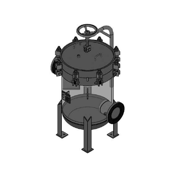 bag filter housing