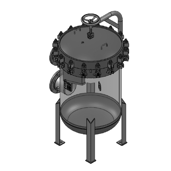 bag filter housing