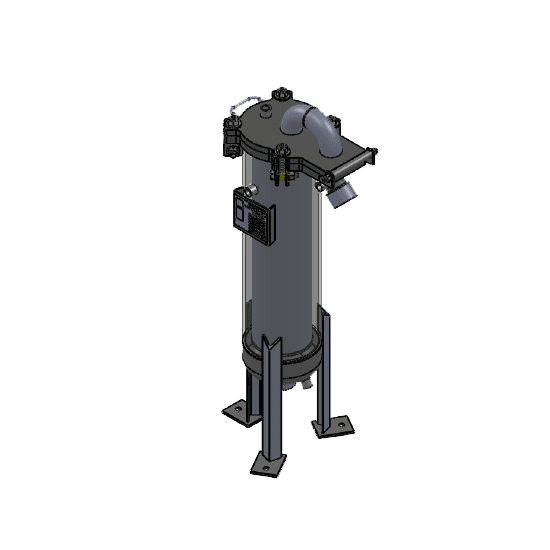 carbon steel bag filter housing
