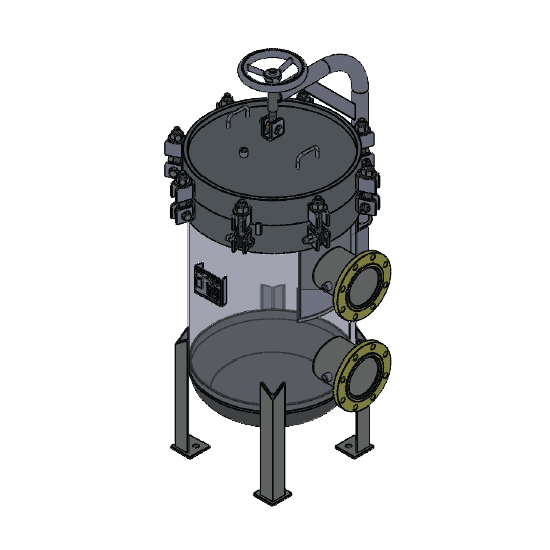 aluminum filter housing